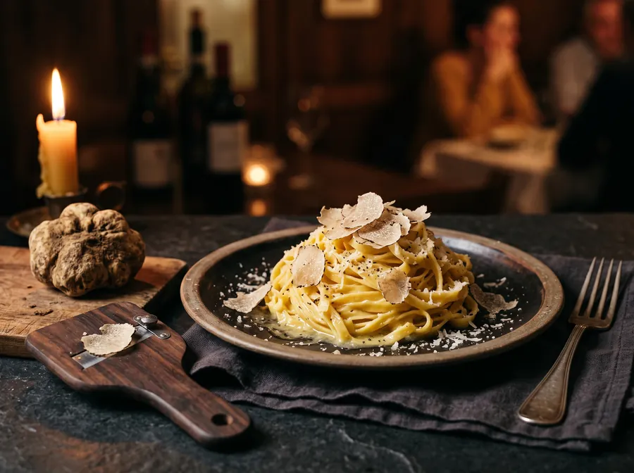 Tagliolini with white truffle