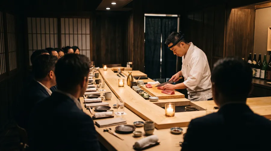 The omakase counter conquers Europe