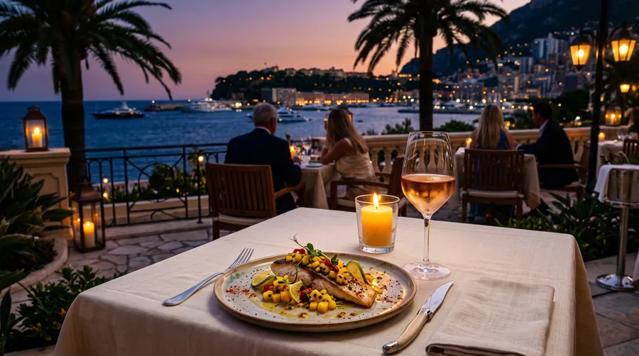 Blue Bay Marcel Ravin, Fine dining in Monaco