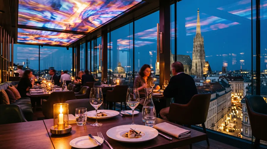 Das Loft, View restaurant in Vienna