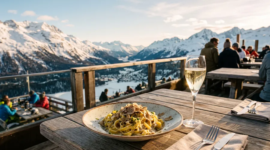 La Marmite, View restaurant in St. Moritz