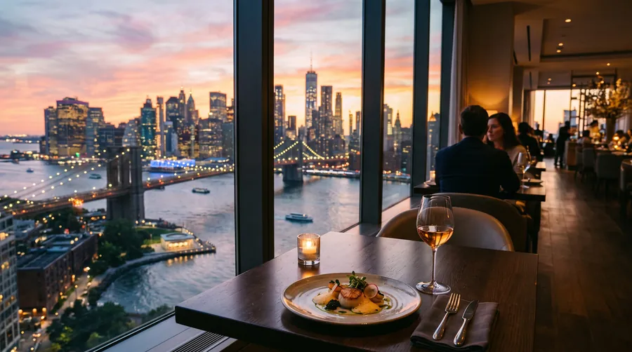 Manhatta, View restaurant in New York